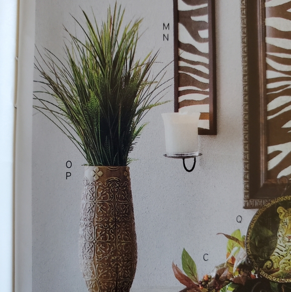 Fern Grass Bush Home Interiors New 27" floral filler decor use in arrangement - Picture 15 of 16